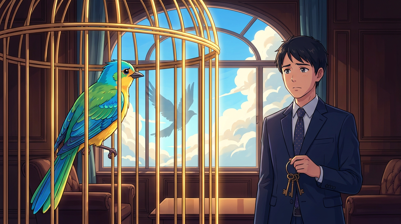 『籠鳥恋雲』── 拘束されている者が自由を羨む心理の経営的意味