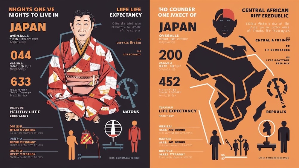 平均寿命と健康寿命から見る人生の夜の数