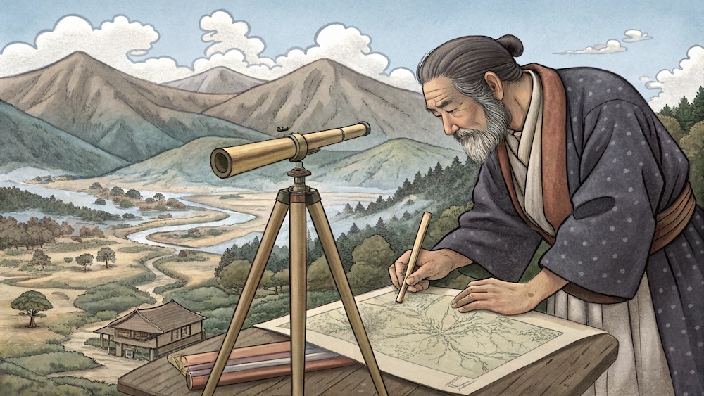 伊能忠敬の偉業：日本地図を歩いて描いた男の真実
