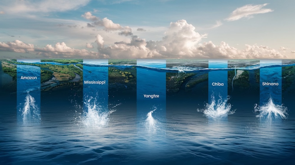 世界と日本の川が運ぶ膨大な水量